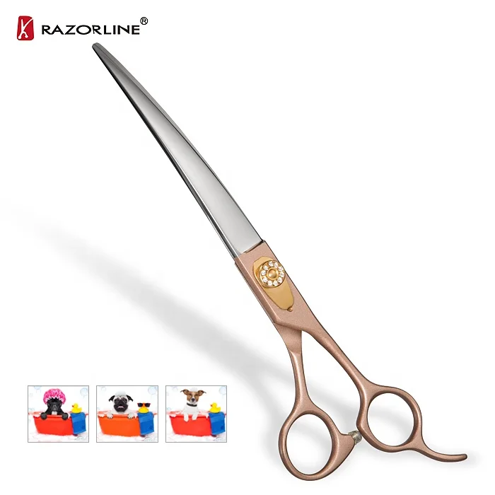 Professional Pet Scissors Set 440c Straight Shears Pet-grooming-scissors Thinning Curved Scissors