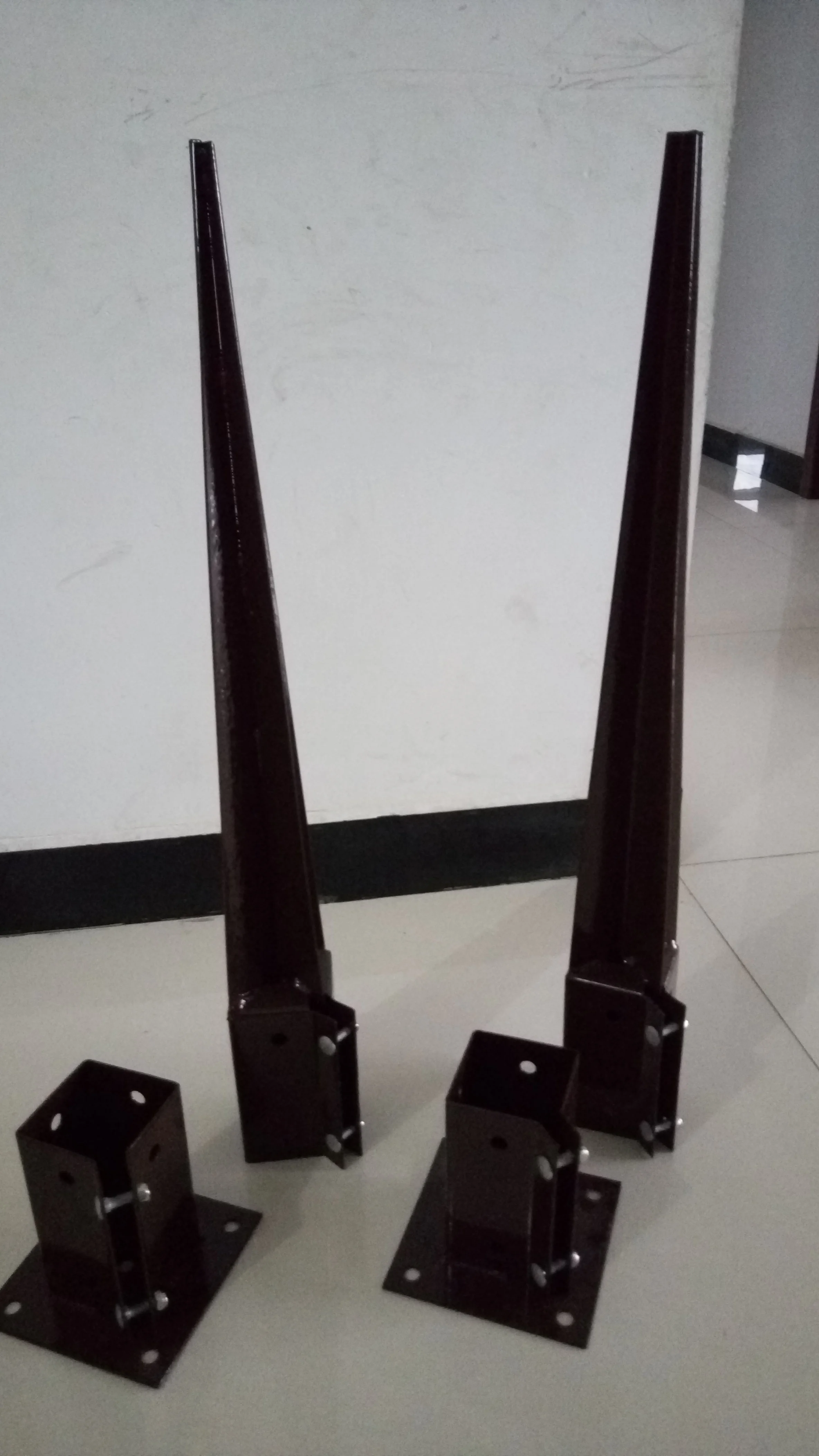 Fence post anchor ground spike factory pole anchor