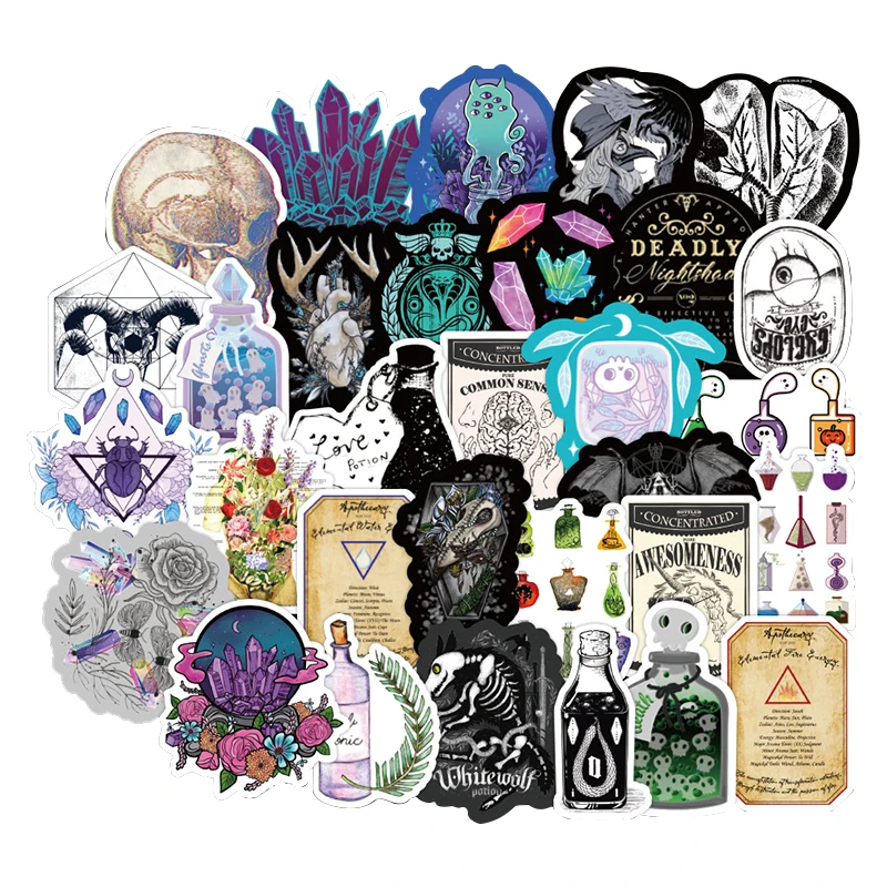 Pink Sweet and Love Graffiti Series Waterproof Sticker Set Suitable for Luggage Laptop Water Cup Decorative Sticker