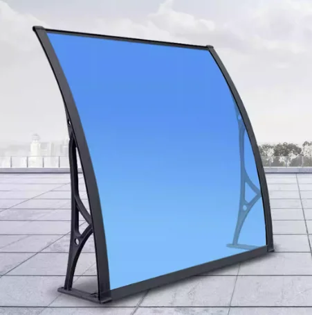 Hot sale Steel Brackets Window Door Awnings For Sunshade Polycarbonate Solid Board Plastic awning roof skylight covers
