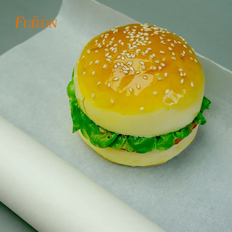 Food Grade Paper For Hamburgers, Custom Deli Greaseproof Sandwich Paper Sheets