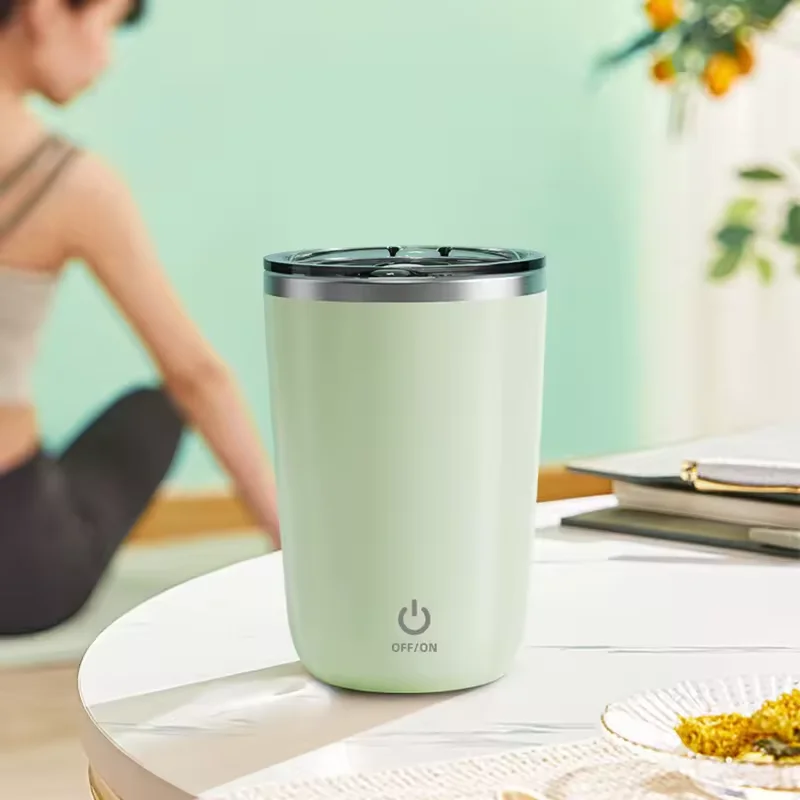 350ml USB Rechargeable Magnetic Self Stirring Mug Automatic Mixing Cup Electric Mixing Mug For Coffee Milk Protein