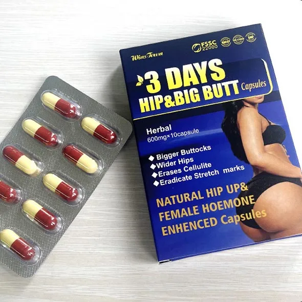 3 days hips and big butt capsules girls boobs butt enhancement lifter ass pills for women body shaper