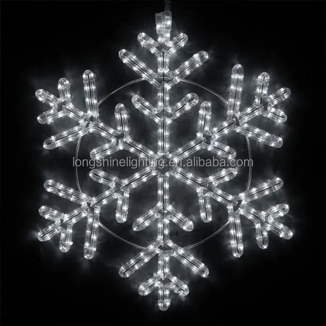 Hot sales Christmas decoration chasing LED Snowflake Motif Light