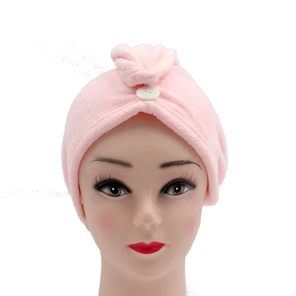 Quick Dry Microfiber Custom Printing Silk Microfibre Wrap Head Drying Hair Turban Salon Towel