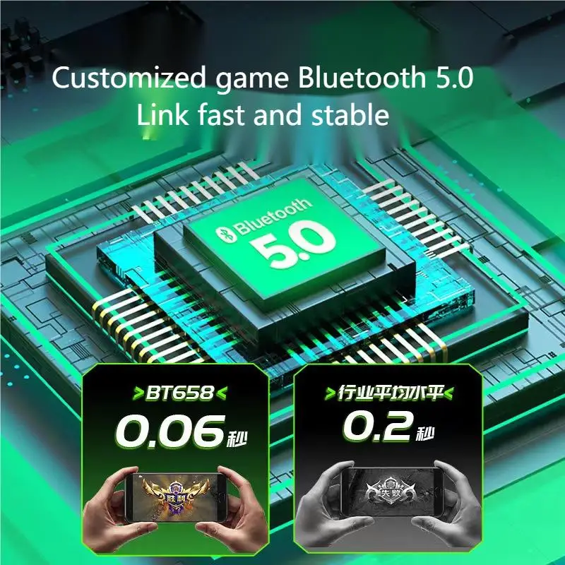 X15 Pro TWS  Earbuds Low-latency Gaming Headset True Stereo Sound Wireless BT Earphone With Mic For Mobilephone