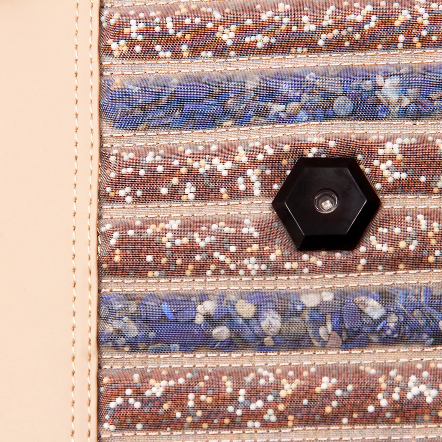 korea thermal therapy tourmaline stone pad magnetic amethyst long wave vlf mattress far infrared healing amethyst mat