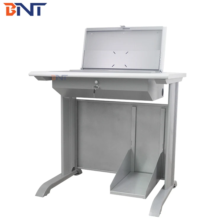 BNT LCD monitor manual security flip top case for the student computer desk case