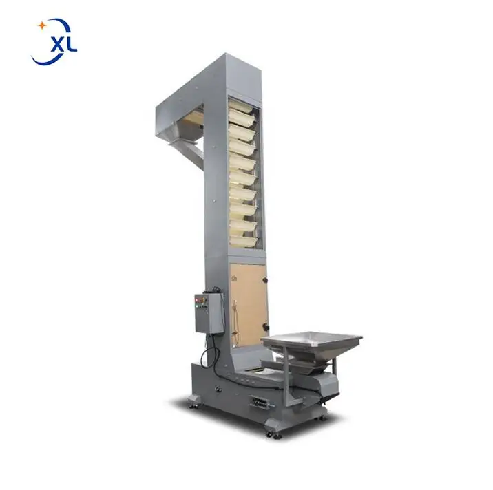 Flexible Packaging Bucket Conveyor Auto Feeder For Rice Nuts Granule CE