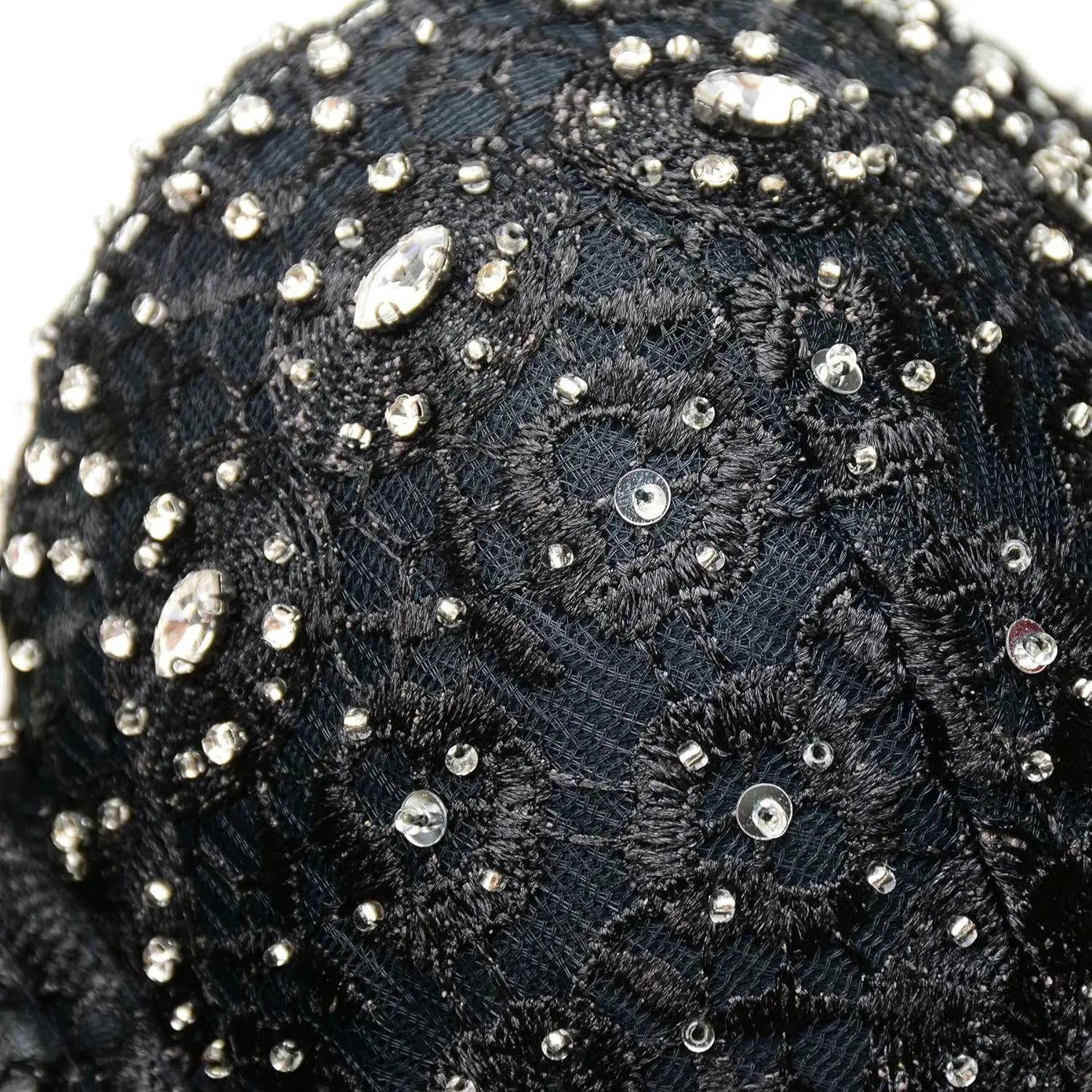 Sexy Pearls Beaded Rhinestone Bustier Crop Top Push up Corset Top with Detachable Straps