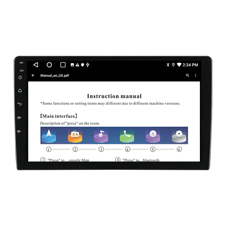 Car Audio System Car Monitor CD player For Ford Ranger Accessories Volkswagen Audi A6 C7 Q5