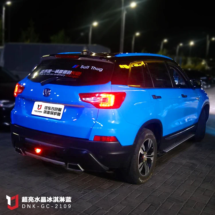  Рулоны виниловой пленки для обмотки кузова автомобиля с жидким кристаллом YJ-Дерек без пузырьков
