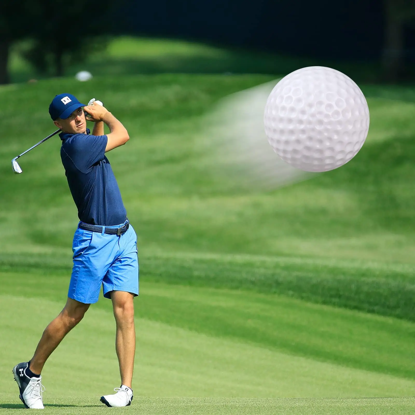 High Quality Custom Logo Golf Balls Color Plastic Rubber Surly Driving Range Golf Balls for Golf Course