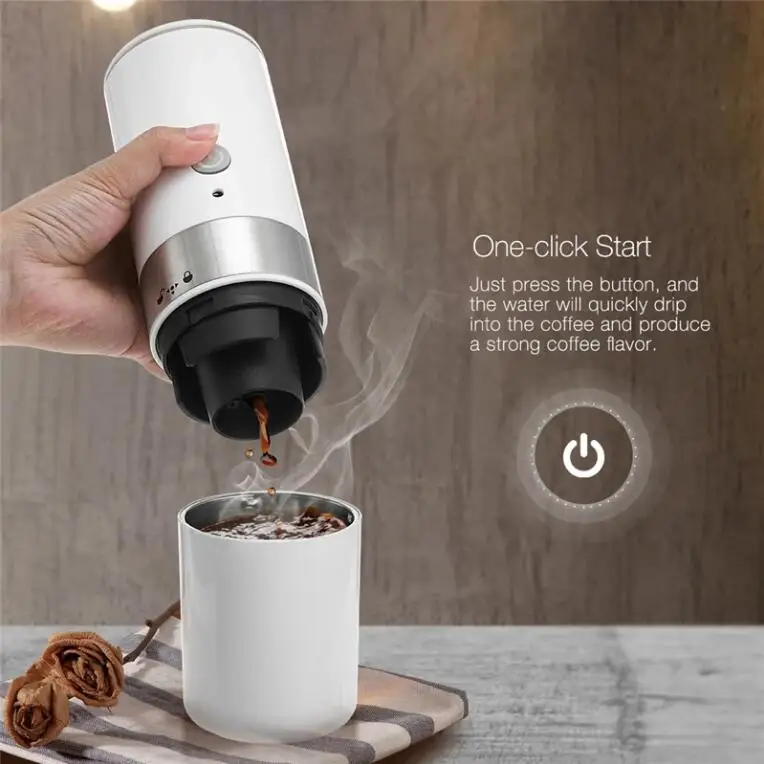 Logo Customized  Travel Pour Over Glass Coffee Makers Set Filter Electric Automatic Coffee Machine Mini Portable Coffee Makers