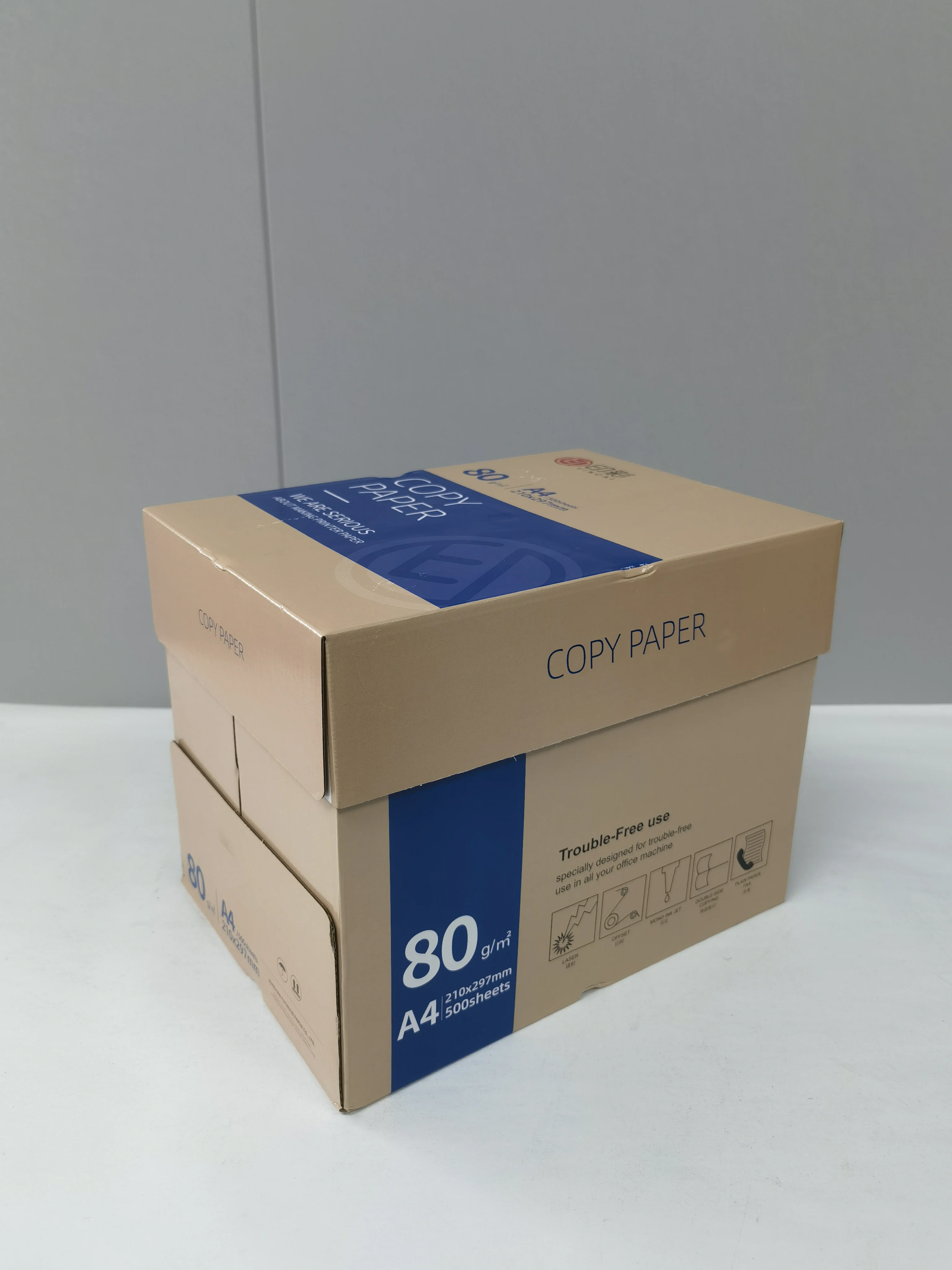 Quality Guaranteed Wholesale Price Office copy paper 80agsm  A4 Copy Paper