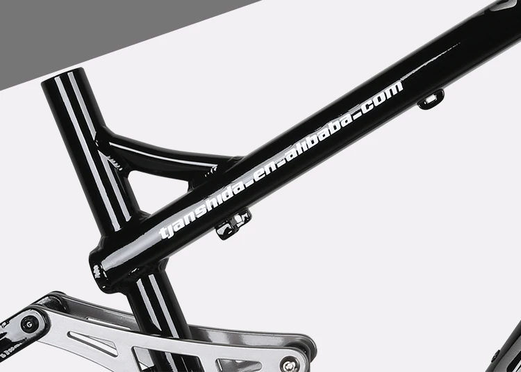 Customized 6061 Aluminum Alloy 26 inch Bicycle Frame OEM Full Suspension Bicycle Frame