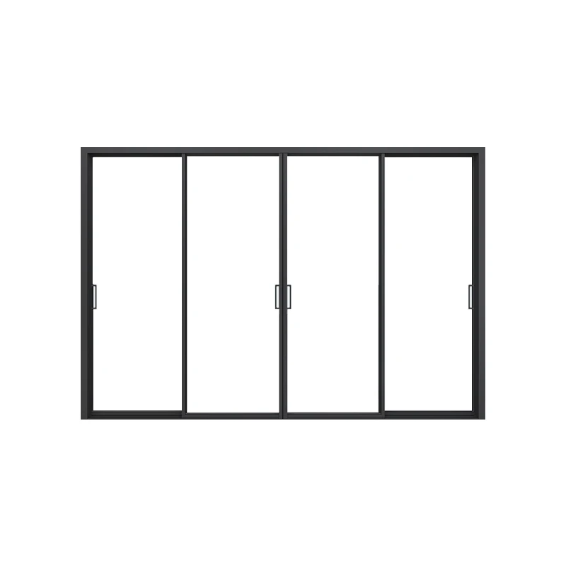 Anti-theft 4 panel folding doors interior door highest rated for store