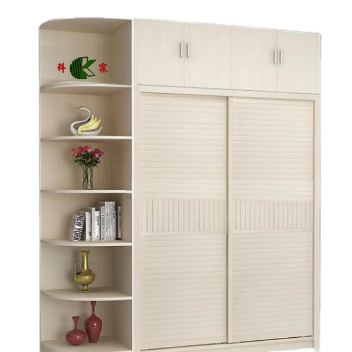 cheap price modern wooden sliding wardrobe