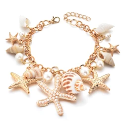 New shell starfish conch fashion beach bracelet Bohemian bracelet