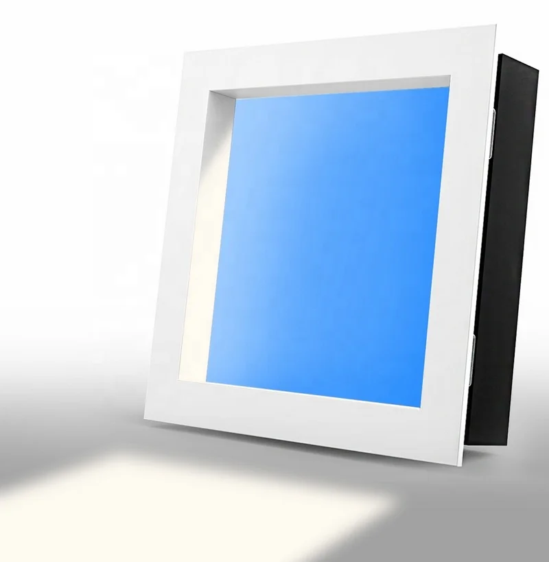 Потолочный светильник IP44 для офиса и помещений, Светодиодная панель 600*600 мм, искусственный небесно-голубой свет