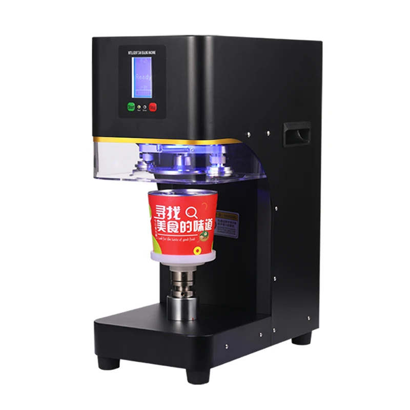 Automatic plastic jars sealing machine juice cans automatic sealing machine sealing machines for plastic jar