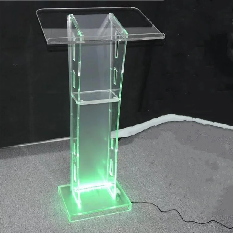 Custom Design Plastic Clear Lectern Podium Acrylic Podiums For Church