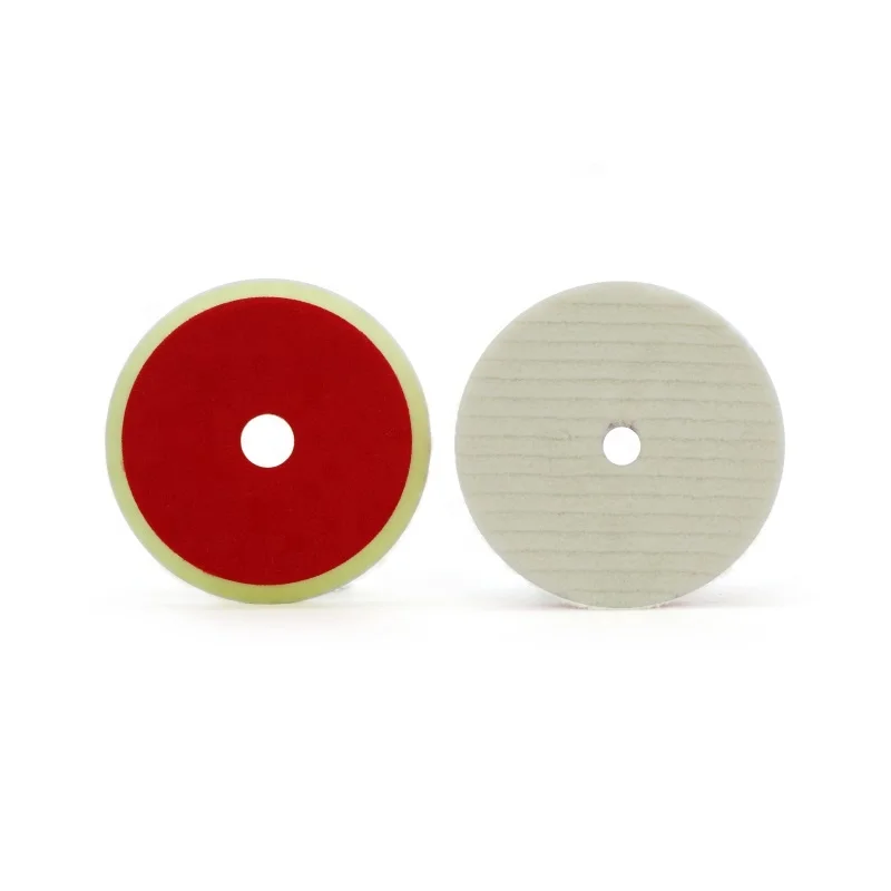 Hongjie Manufacturer Wholesale Buffing Wheel Japan Wool Polishing Pads for Car 100% Car Polishing Wool Pad Heavy Cut
