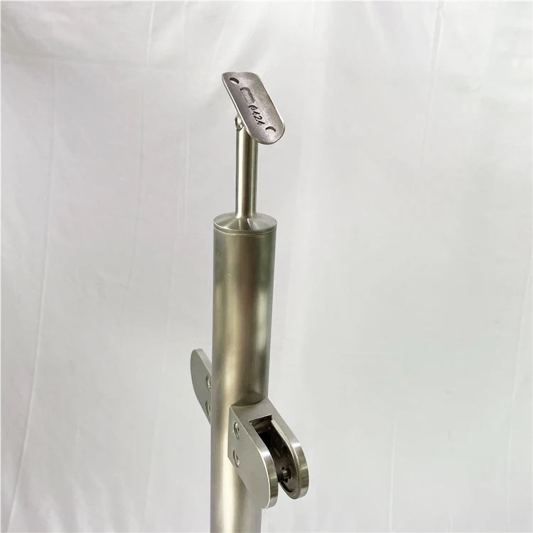 Stainless Steel Black Finish, for Stairs and Deck handrails,can be Installed on Wood or Concrete Floor