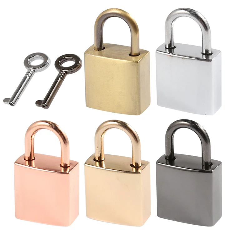 2.1CM Vintage Alloy Padlock Key Lock With key for Jewelry Box Storage Box Diary Book Luggage Handbags Hardware Accessories