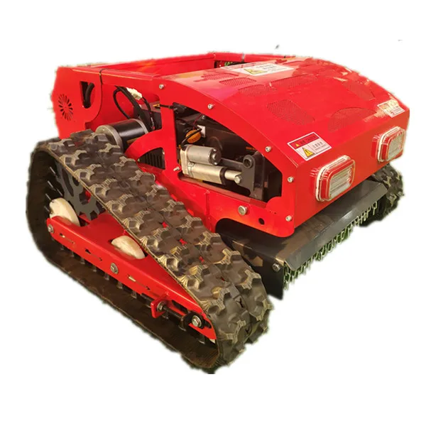 Powered by Gasoline Engine 16HP 22HP Professional Robotic 0 Turn ATV Lawn Mower Engineering Rubber Crawler Remote Control Mowers