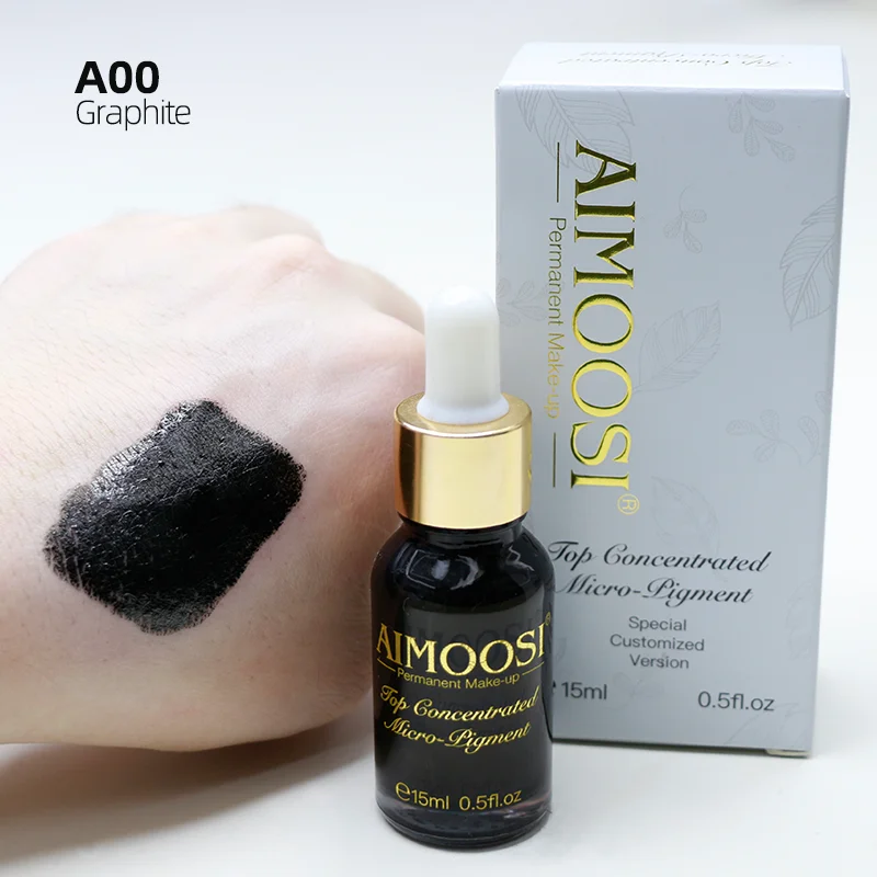 Aimoosi органический Перманентный пигмент для микроблейдинг бровей губ татуировка чернила легко окрашивание может предложить oem дизайн логотипа