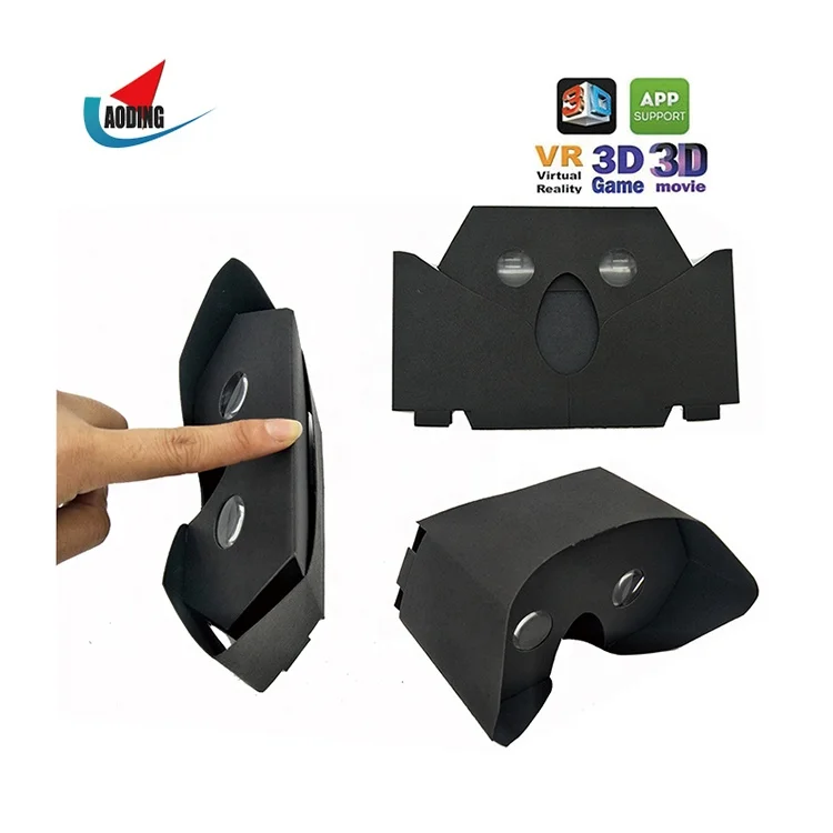 pocket 3D Google Cardboard Foldable Vr Glasses vr cardboard headset