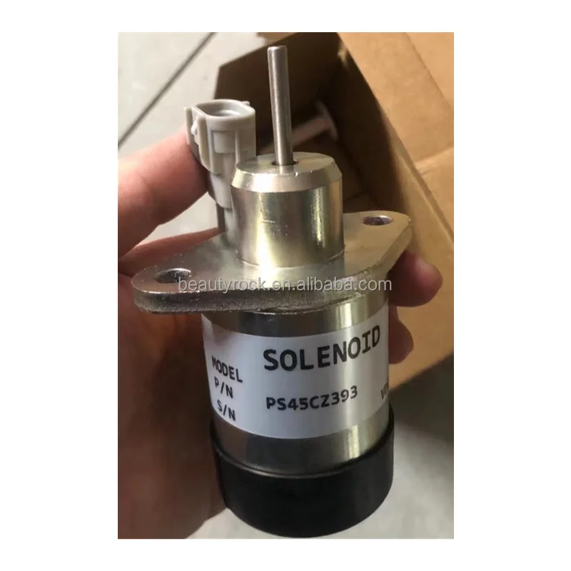 Excavator Parts OEM 1503ES-12S5SUC12S Engine Stop Solenoid Valve 119233-77932 Fuel Shut-off Solenoid