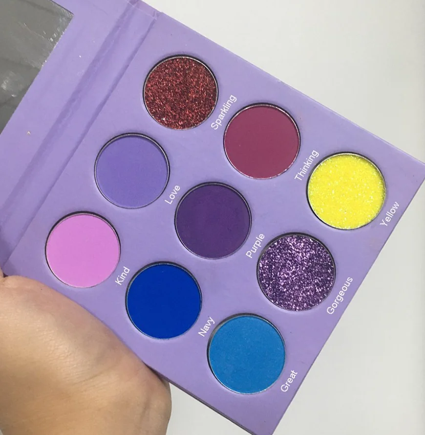 Custom High Quality Eye Shadow DIY Pick Your Own Colors Palette High Pigment Eyeshadows