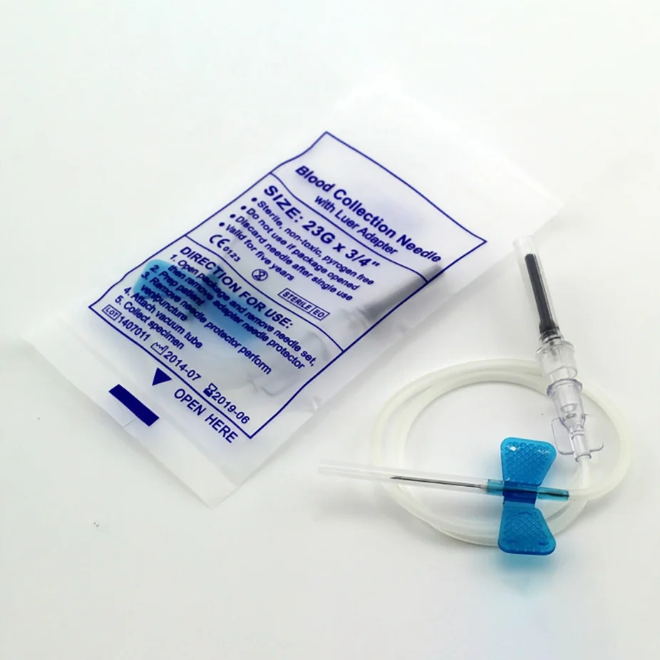 Quality Medical Disposable Penholder Blood Collection Needle Pen Type Blood Sample Collection Needle