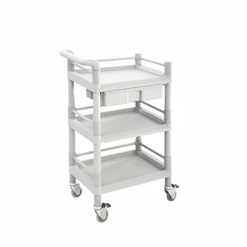 Instrument trolley with with one drawer