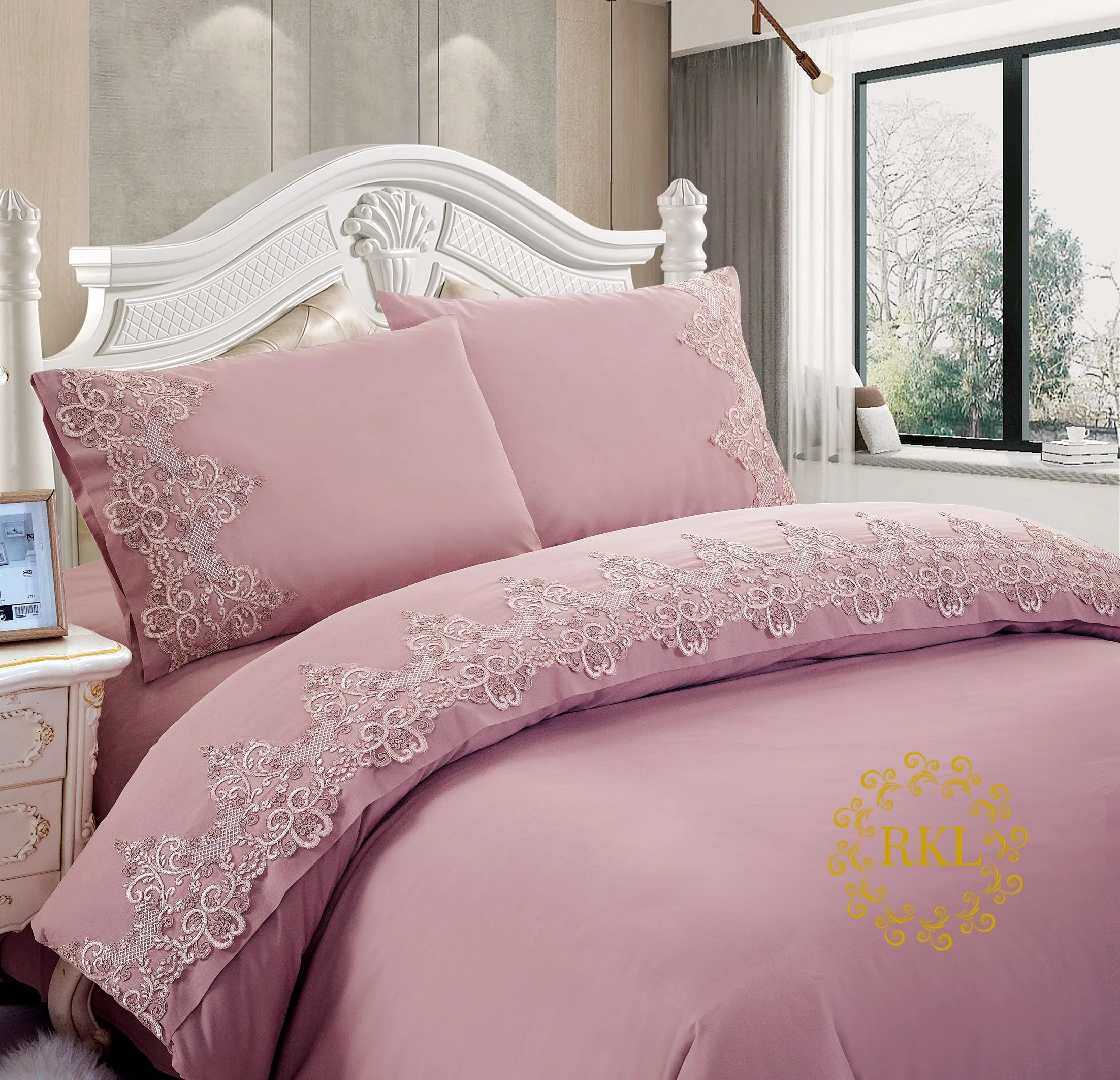 egyptian cotton plain luxury 100% cotton bed sheet bedding set sheet sets bedding wholesale