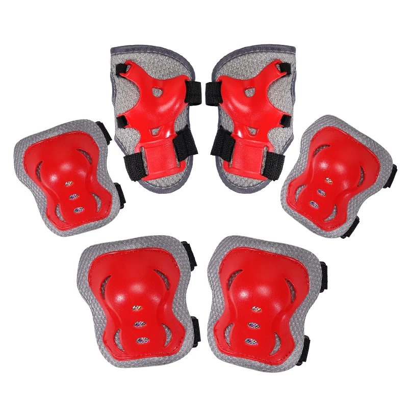 Factory Direct Sales Multi Sport Protection Colorful Skateboard Cycling Elbow Knee Pads Wrist Guards Adult Kids Protective Gear