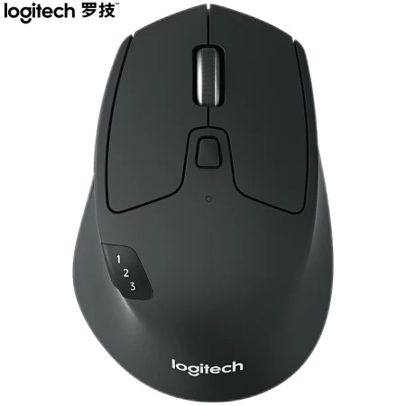 Logitech M720 Excellent Dual Mode Wireless Mouse Side Button Large Hand Mouse Comfort Black