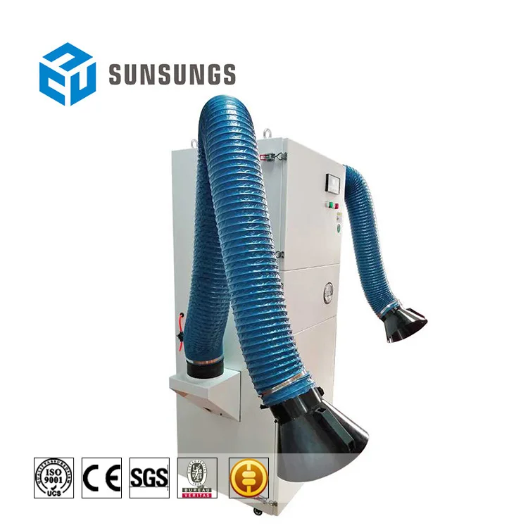 
portable pulse cleaning stone cartridge dust collector machine for granite 