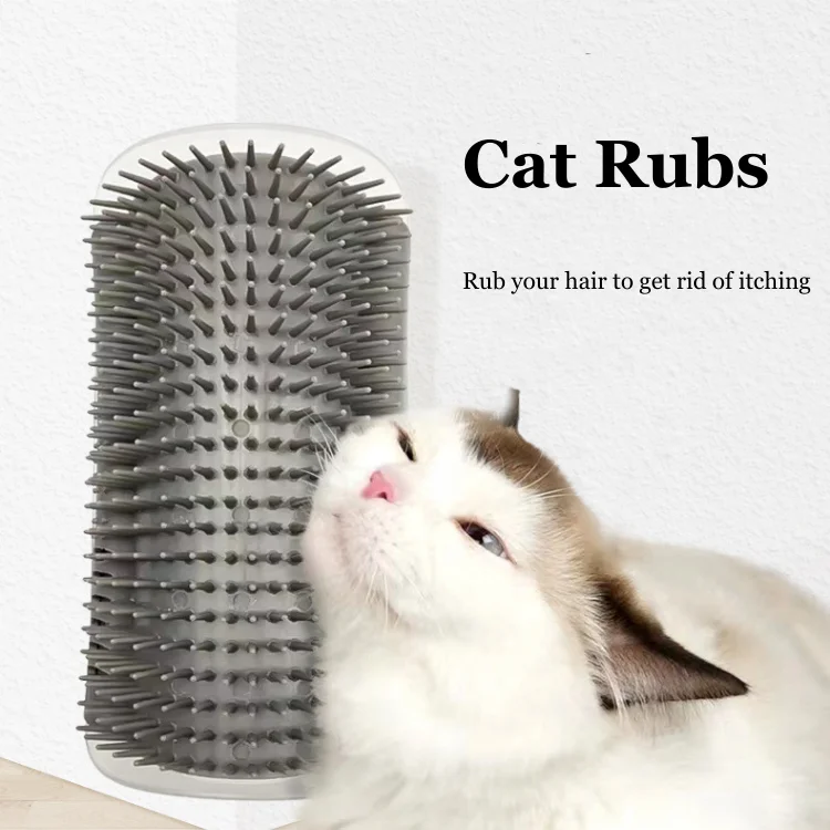 Eaynon Pet Grooming Cleaning Tools Wholesale Hair Scraper Massager Remover Corner fixed with cat brush