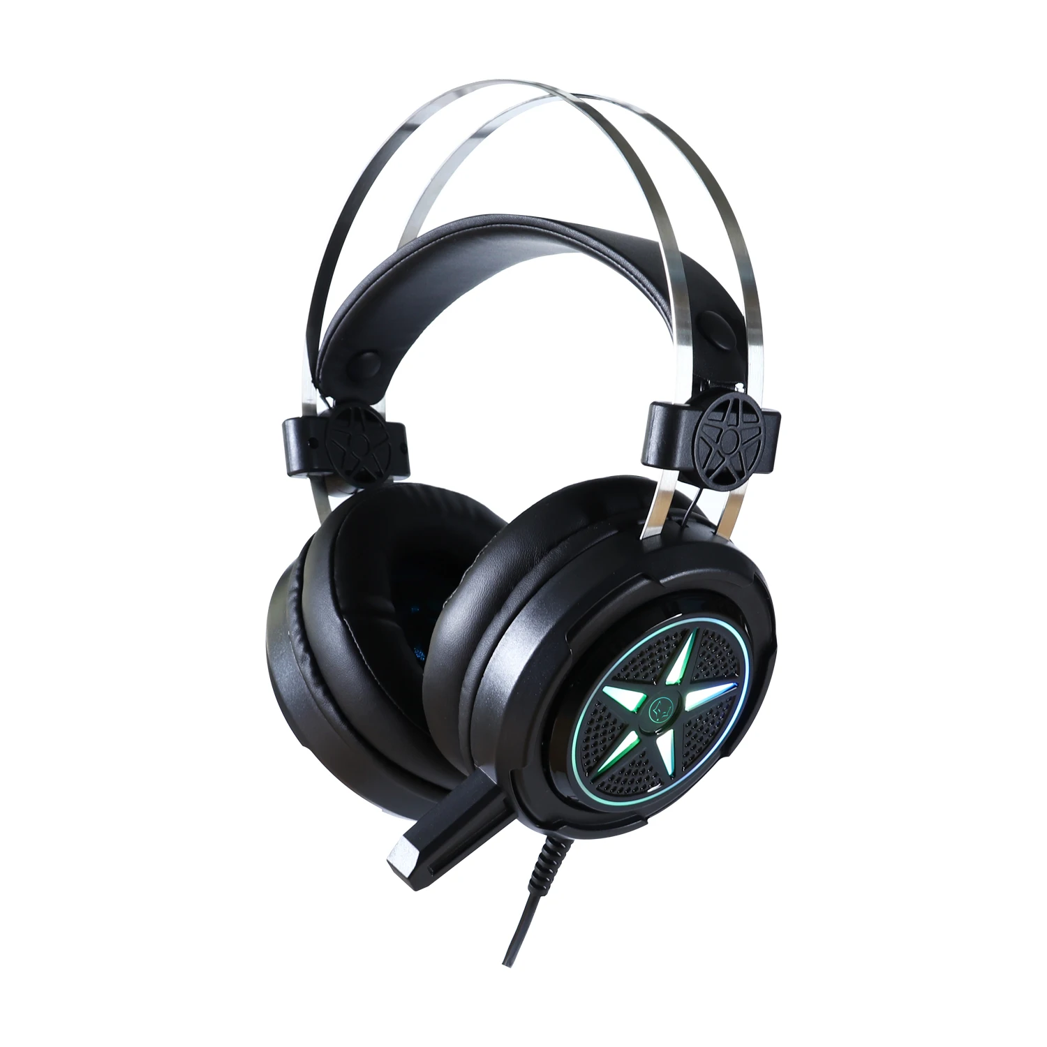 Gaming combos all keys no punch wired USB mechanical keyboard 6D RGB game mouse noise reduction headset Support multiple OEM