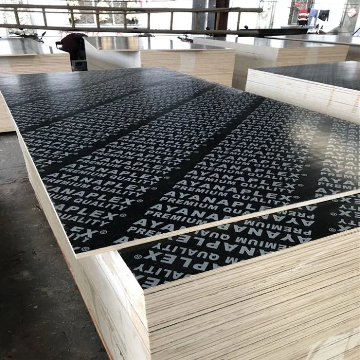 1220 *2440 mm 3-18mm black brown red size shuttering chinese 18mm film veneer faced plywood for construction made in china
