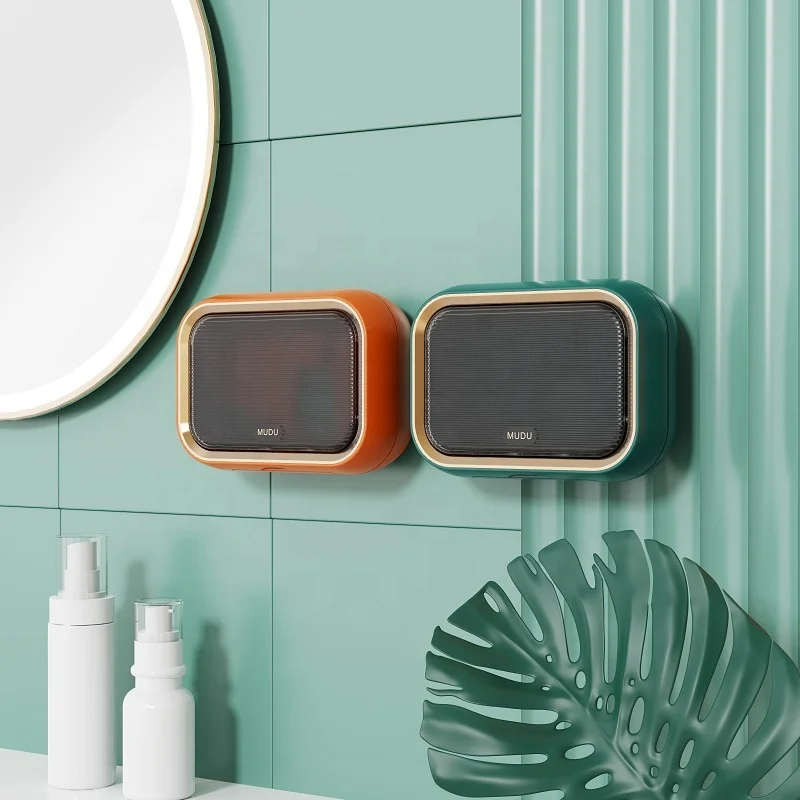 Soap Rack Storage Case Bathroom Brush Box Suction Drying Accessories