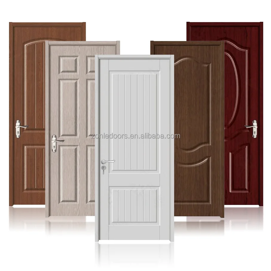 Low Price Guaranteed Quality With Jamb Proof Wpc Cabinet Door Furnish Wpc Doors Panel With Smart Lock