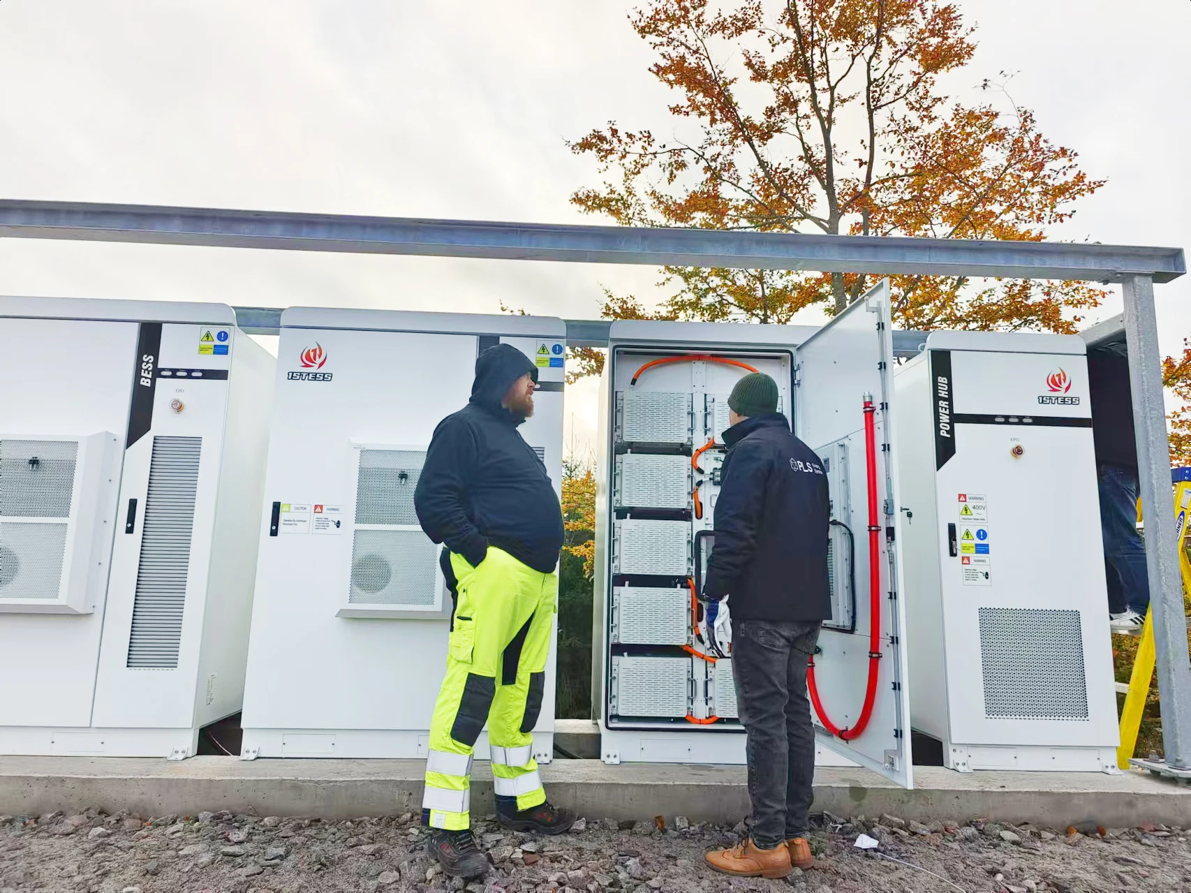 Outdoor Battery Cabinet 215kwh 1MWh 20ft 40ft ESS Container Solar Battery Energy Storage System Power Station