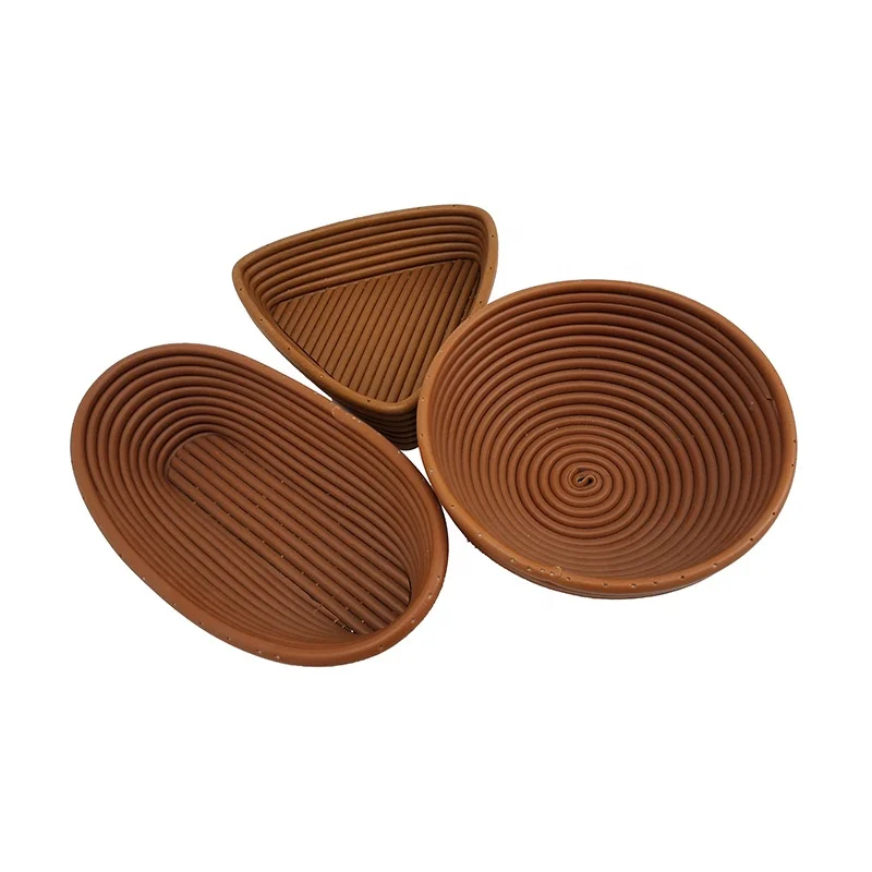 Rattan Banneton Bread Proofing Basket Willow basket Awn basket for Dough Fermentation Country Bread