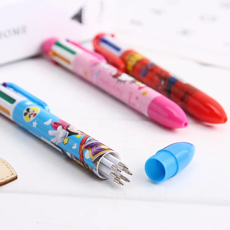 6 in 1 multi color ball pen