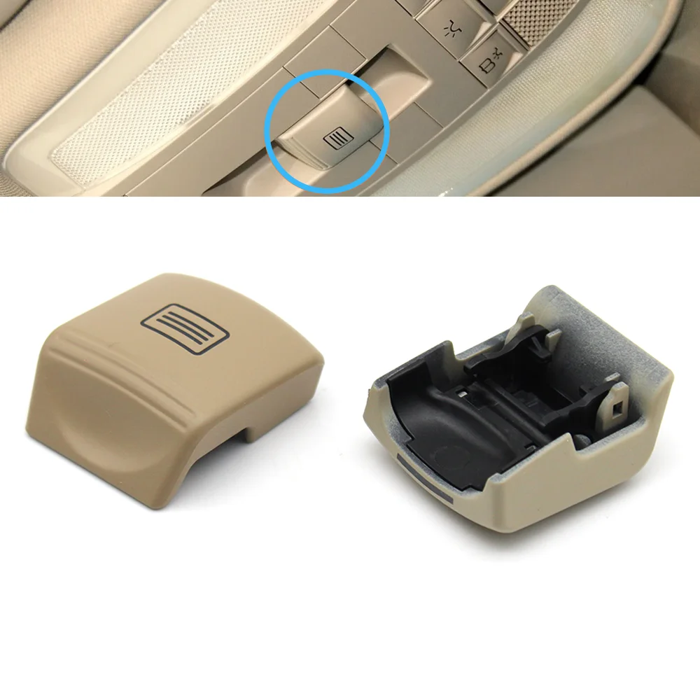 Car Inner Door Ceiling Light Switch Sunroof Window Switch Button For Mercedes Benz C E GLK Class W204 X204 W207 20482031019051