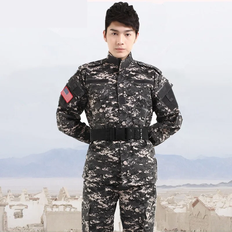 Тактическая форма американский камуфляж для одежды Ghaba Цифровой город оливково-зеленый цифровой принт тактическая боевая одежда Твил